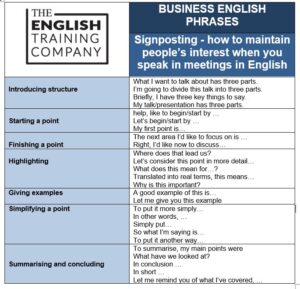 Your business English training with Open English